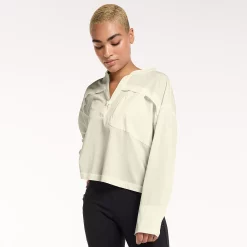 Women's FLX Woven Popover Top