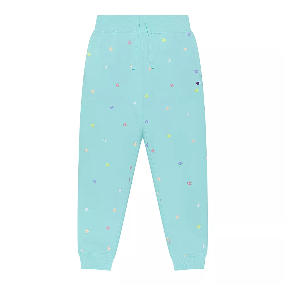 Girls 7-16 Champion® Tossed Logo Fleece Joggers 5 Girls 7-16 Champion® Tossed Logo Fleece Joggers - Image 3