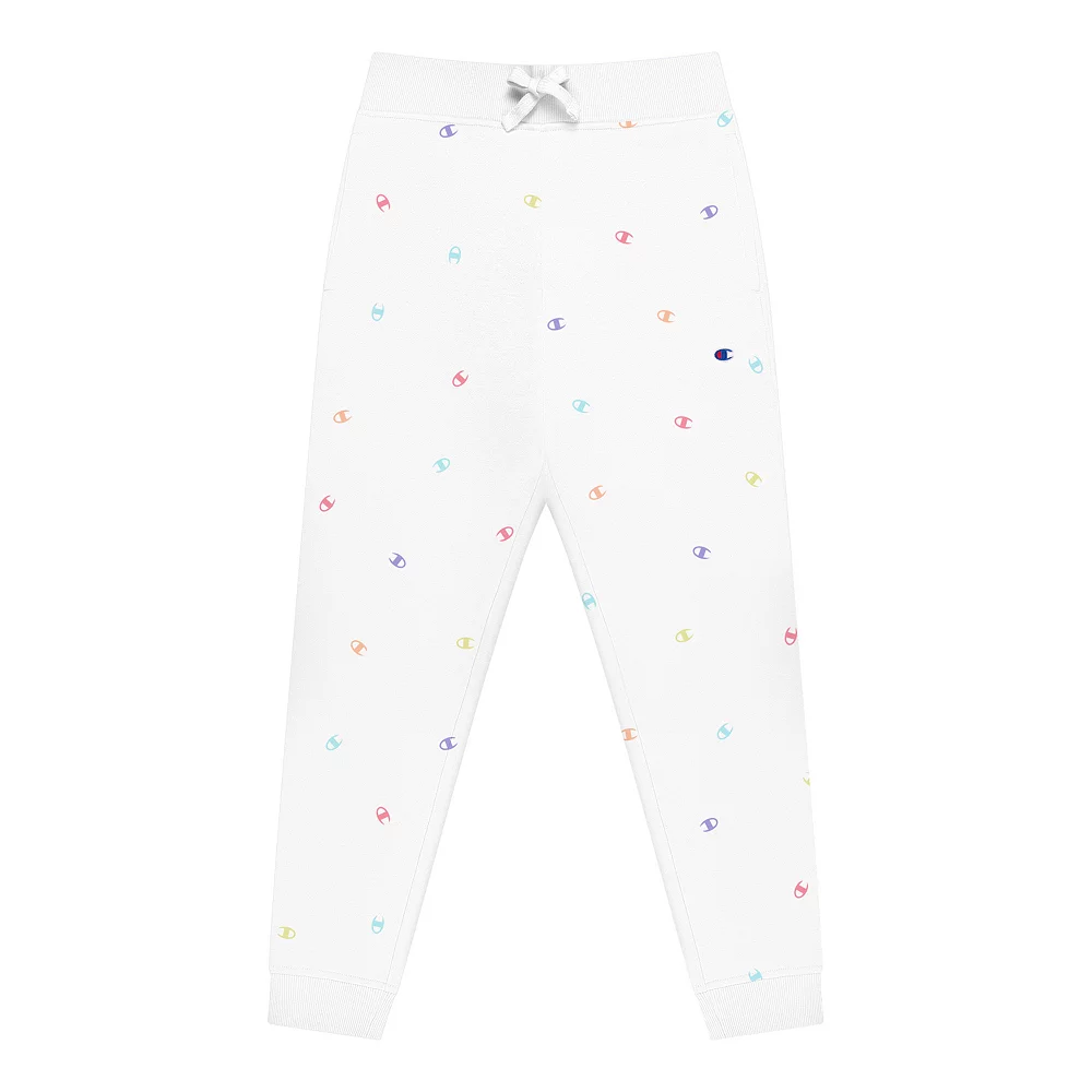 Girls 7-16 Champion® Tossed Logo Fleece Joggers 3 Girls 7-16 Champion® Tossed Logo Fleece Joggers