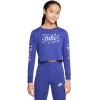 Girls 7-16 Nike Icon Clash Cropped Tee -Active & Workout Clothes Store 6142334 Lapis
