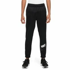 Boys 8-20 Nike Therma-FIT Tapered Training Pants -Active & Workout Clothes Store 6142365 Black White