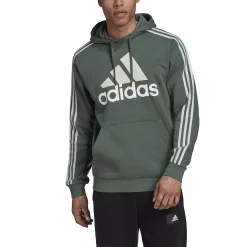 Big & Tall adidas Essential 3-Stripes Badge of Sport Hoodie -Active & Workout Clothes Store 6142597 ALT5