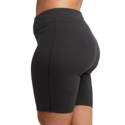 Plus Size Just My Size® Stretchy Jersey Bike Shorts 8 Plus Size Just My Size® Stretchy Jersey Bike Shorts -Active & Workout Clothes Store 6171387 ALT2