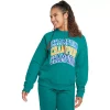 Women's Champion® Powerblend Fleece Crewneck Sweatshirt -Active & Workout Clothes Store 6171401 Emerald Night