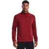 Men's Under Armour 1/4-Zip Fleece Pullover -Active & Workout Clothes Store 6171456 Stadium Red