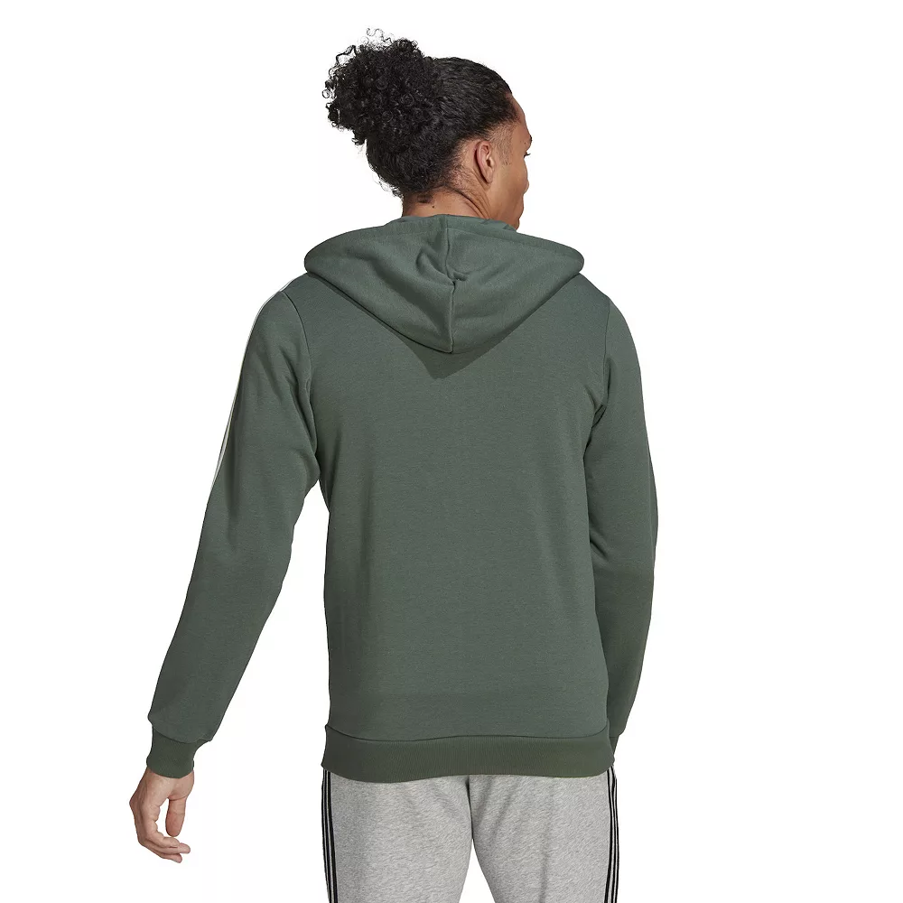 Men's adidas Essential Full-Zip Fleece Hoodie 8 Men's adidas Essential Full-Zip Fleece Hoodie - Image 6