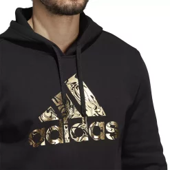 Men's adidas Liquid Foil Badge of Sport Graphic Fleece Hoodie -Active & Workout Clothes Store 6196534 ALT2