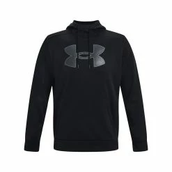 Men's Under Armour Big Logo Fleece Hoodie -Active & Workout Clothes Store 6196612 ALT4